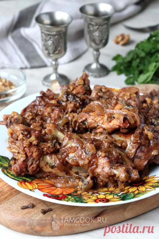 Гурули (грузинское блюдо из курицы) — рецепт с фото пошагово