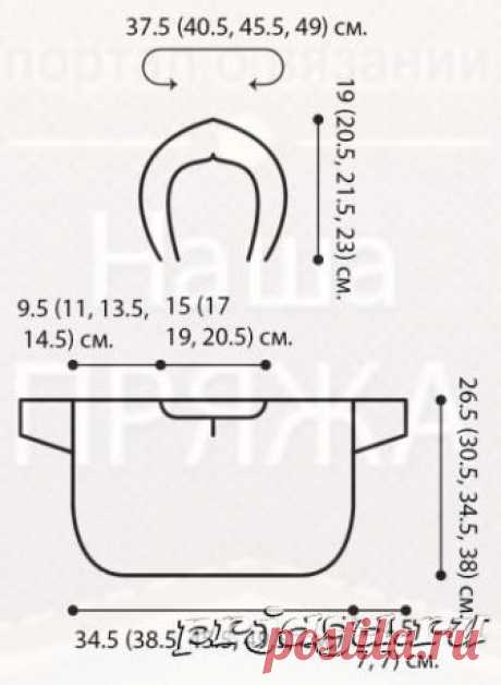 Детское пончо спицами с рукавами и капюшоном