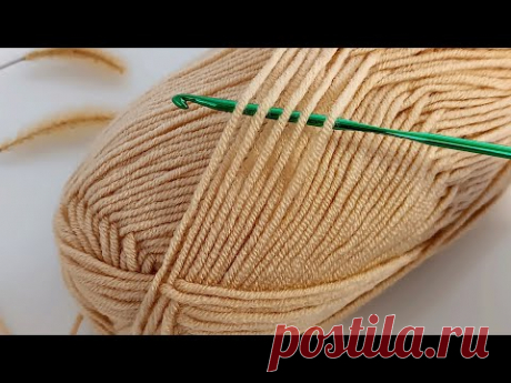 ОЧЕНЬ ПРОСТО! Схема вязания шапки-шарфа крючком для начинающих
