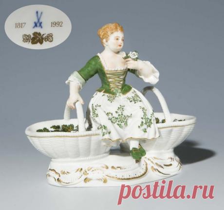 АукционноАнтикварное: Мейсенский коллекционный фарфор 19 века... Фигурини.