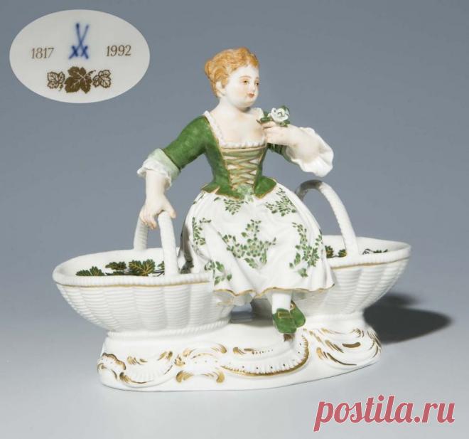 АукционноАнтикварное: Мейсенский коллекционный фарфор 19 века... Фигурини.