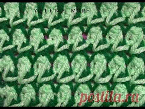 Узор ''Котильон'' | Вязание спицами для начинающих