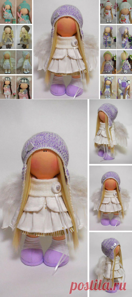 Angel Doll Christmas Fabric Doll Navidad Tilda Doll Poupée