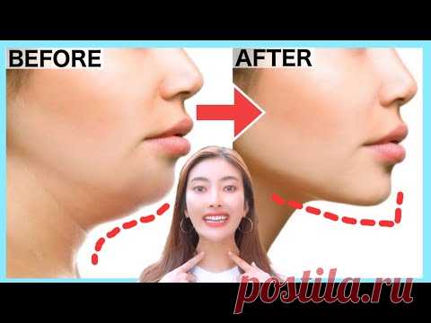 Double Chin Removal and Wrinkles, Get a Better Jawline, V shape Face with this Exercise!