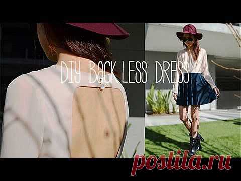 Модное платье своими руками (DIY) / Простые выкройки /