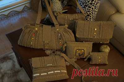 Irish crochet &: CROCHET HANDBAGS. IDEAS WEB