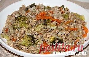 Перловка с мясным фаршем и овощами | Харч.ру - рецепты для любителей вкусно поесть