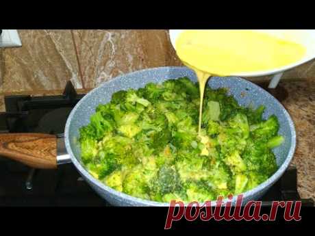 Брокколи за 5 минут! Это самый ВКУСНЫЙ рецепт! Полезный ужин или обед!