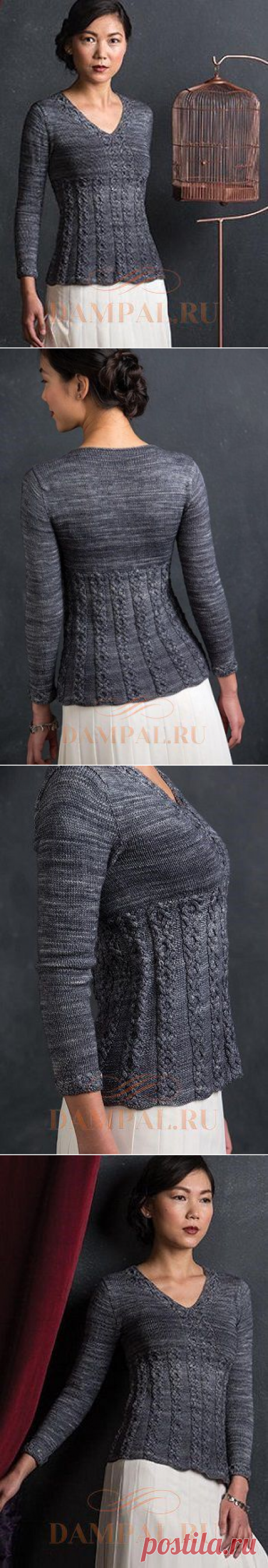 Пуловер с косами «Idril»