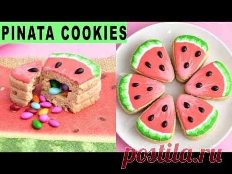 WATERMELON PINATA COOKIES