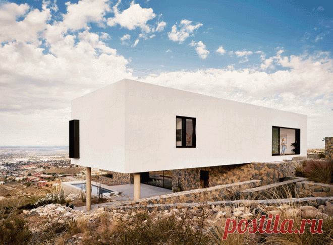 Дом из базальта в Техасе (Интернет-журнал ETODAY)