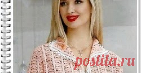 Ажурный узор крючком (15) Ажурный узор для вязания крючком со схемой и описанием