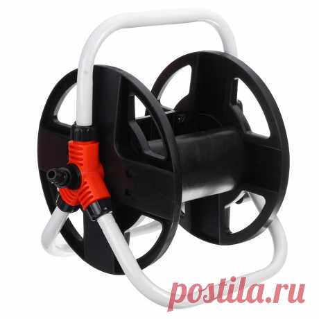 Garden hoses reel garden pipe storage cart portable water pipe car roll rack shelf garden hose reel organizer Sale - Banggood.com