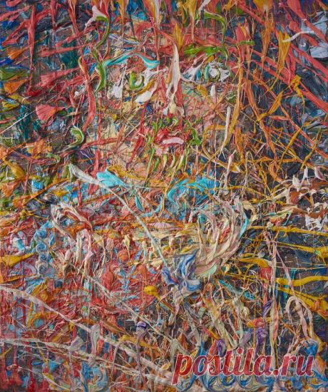 Картина Парень с гитарой Живопись маслом на холсте Абстрактный портрет Екатерина Лебедева художник в 2025 г | Картины маслом, Картины, Живопись