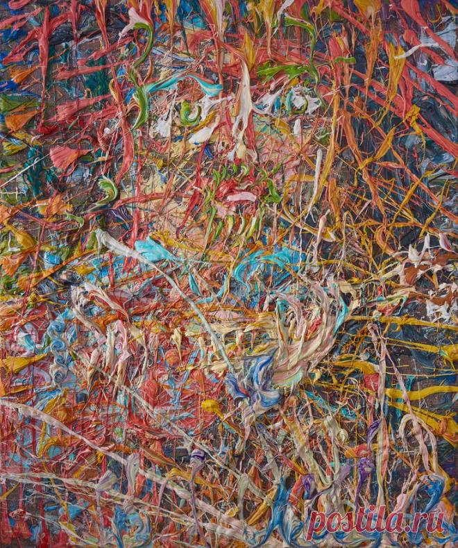 Картина Парень с гитарой Живопись маслом на холсте Абстрактный портрет Екатерина Лебедева художник в 2025 г | Картины маслом, Картины, Живопись