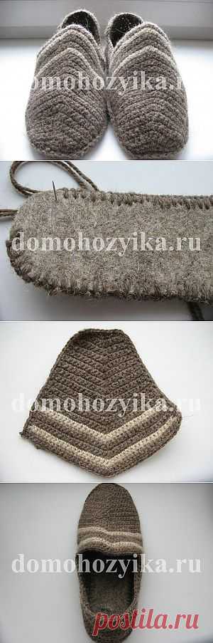 Домашние тапки мужские
