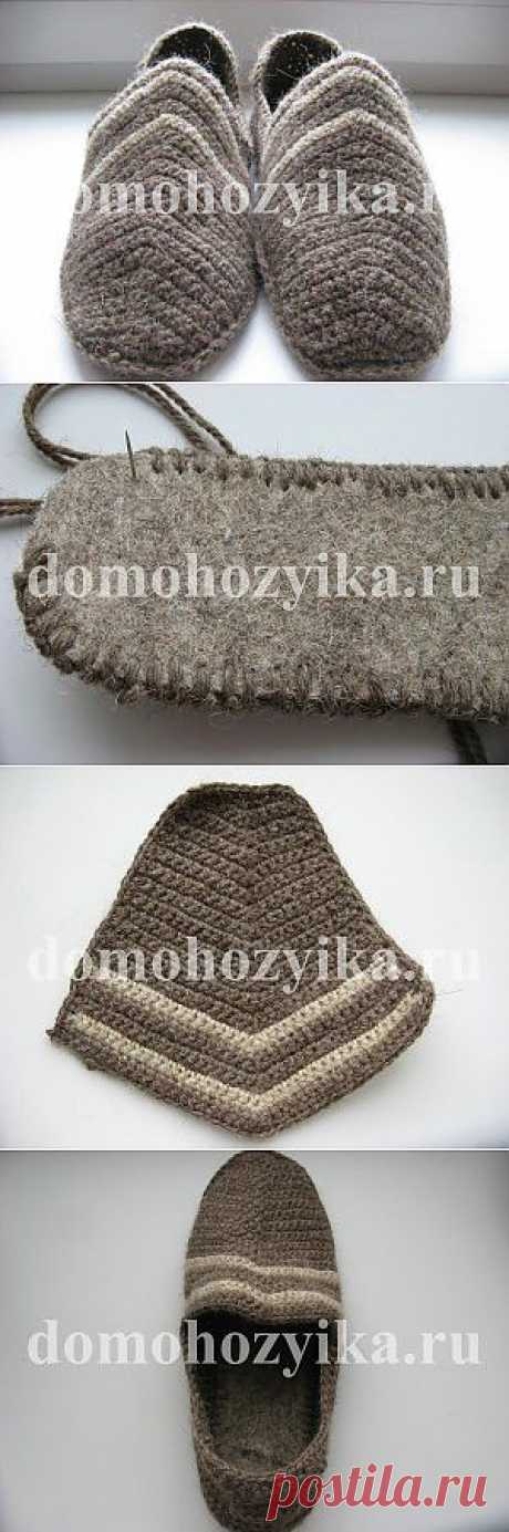Домашние тапки мужские