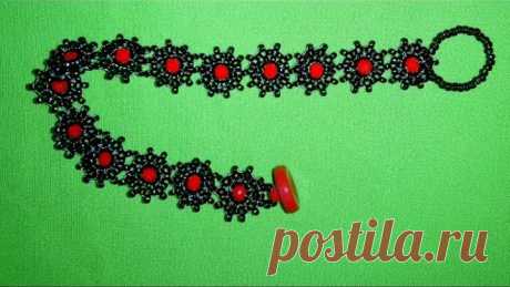 Браслет из бисера супер просто.
