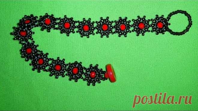 Браслет из бисера супер просто.