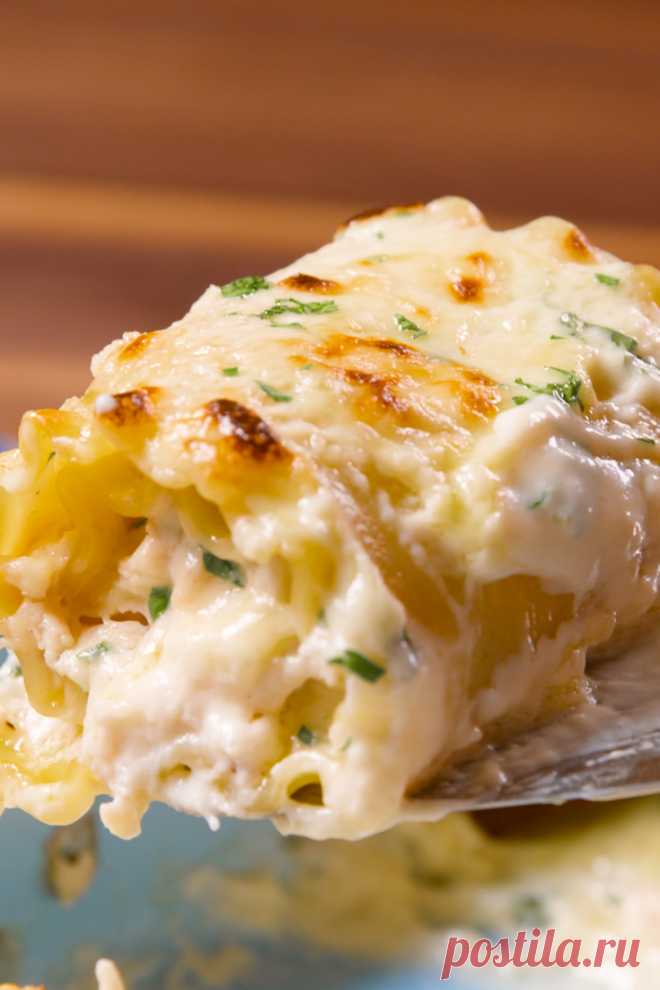 Best Chicken Alfredo Roll-Ups - Delish.com