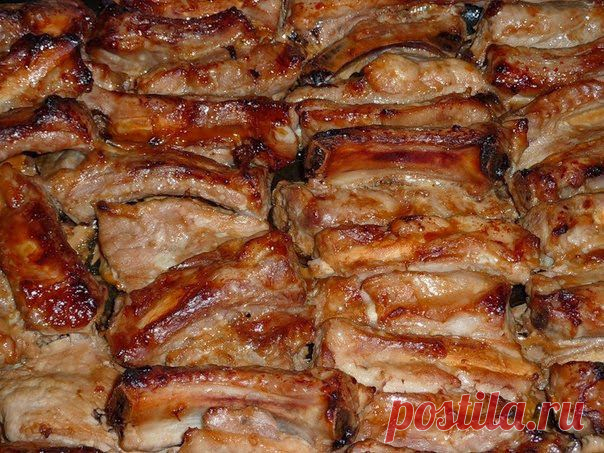шеф-повар Одноклассники: Запеченные свиные ребрышки -вкуснота
