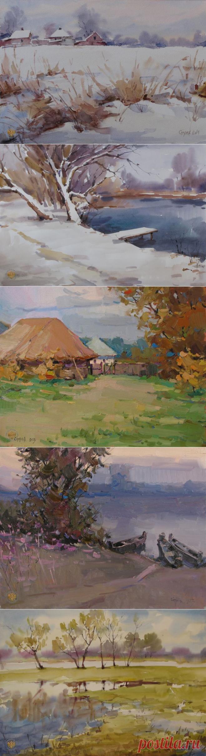 Акварели и  украинского художника Ступка Сергей Николаевич.