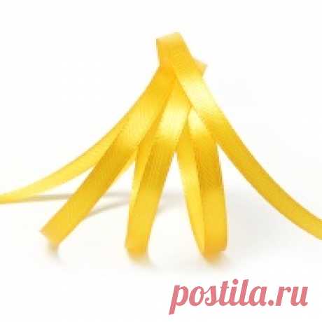 Лента атласная 1/4" (6мм) цв.3018 т.желтый IDEAL уп.27,4 м Лента атласная 1/4" (6мм) цв.3018 т.желтый IDEAL уп.27,4 м