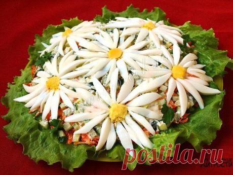 САЛАТ РОМАШКОВОЕ ПОЛЕ 🌼 / Райская пища