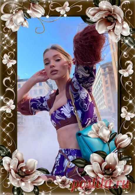 Костюм с принтом и перьями от Эльзы Хоск | Вокруг интернета | Яндекс Дзен