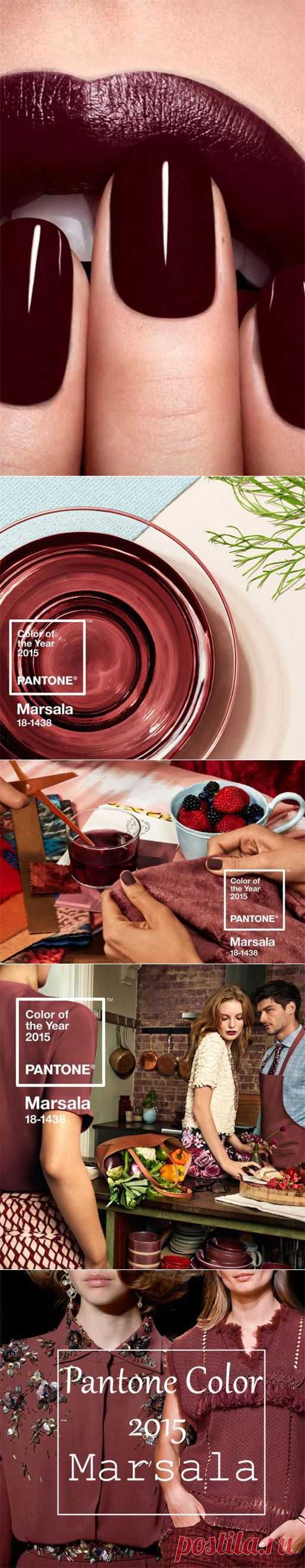 Самый модный цвет-2015 по версии Pantone Color Institute. Pantone+Marsala — Воротила