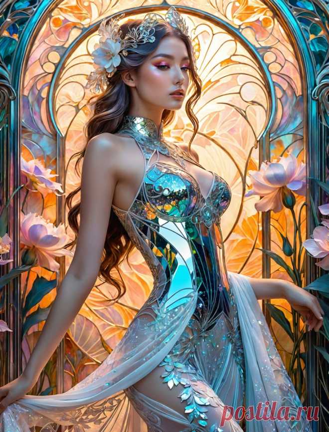 Сюрреализм в стиле Ар Нуво с Киберпанком. stable diffusion - Stable Diffusion 1.5 / SDXL примеры промтов - Форум ИИ о нейросетях - Yes Ai