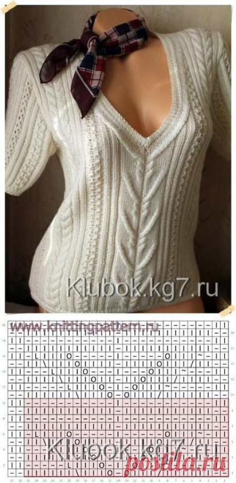 Великолепная кофточка. Автор - Наталья Рыкунова(Харитонова) | Клубок