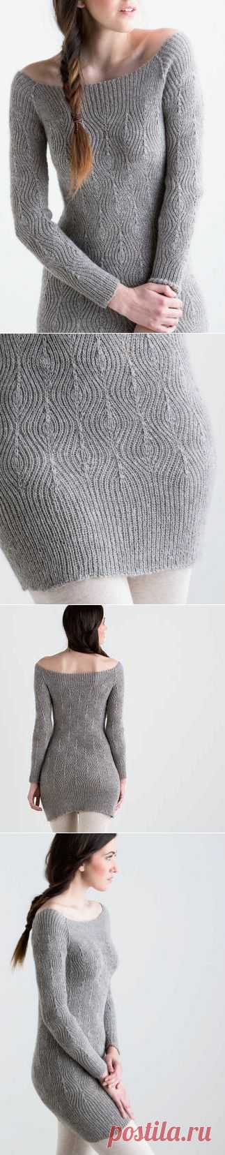 Вязание платья Diamond Rib, Knit Wear, весна 2013.