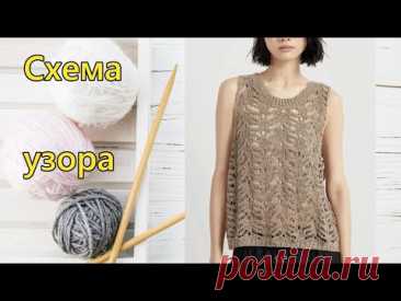 Ажур для «гурманов» | Мастер-класс и схема узора.