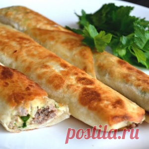 Закусочные рулетики из армянского лаваша