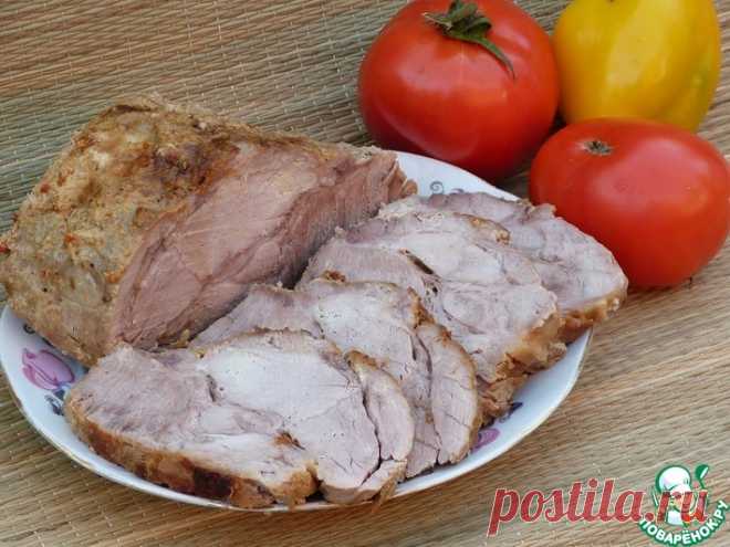 Свинина, шприцованная сливками Кулинарный рецепт