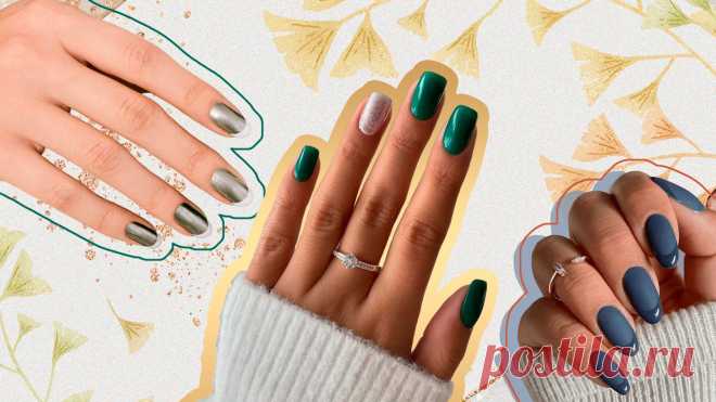 Горячий шоколад и еще 5 трендов маникюра на осень 2023