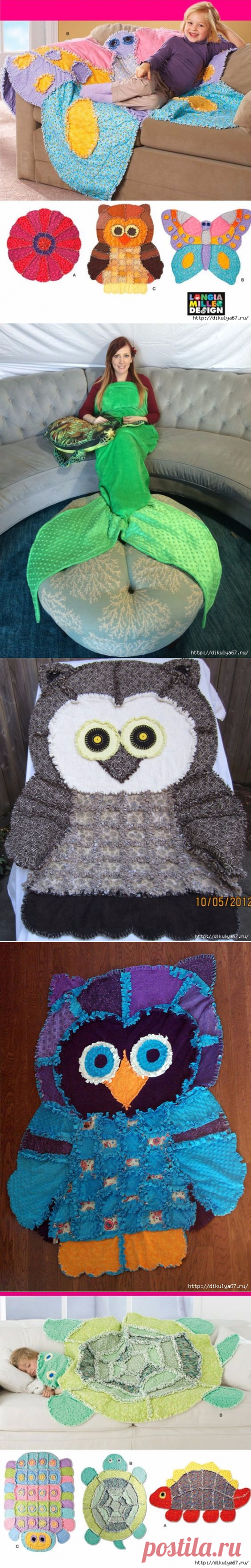 Детские покрывала или коврики для игры. Лоскутное