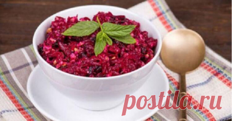 6 вкусных салатов из свеклы. Отличная подборка, сохрани! - Супер Шеф