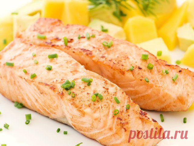 Блюда из семги.