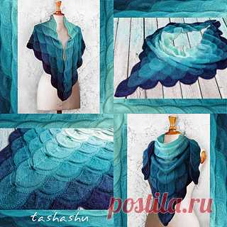 Baktus Scarf Dragonflight pattern by Svetlana Gordon 
Baktus Scarf Dragonflight
