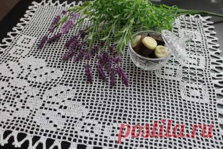 Филейная салфеточка