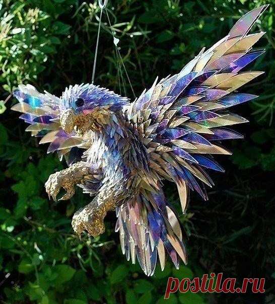 Поделка из CD дисков