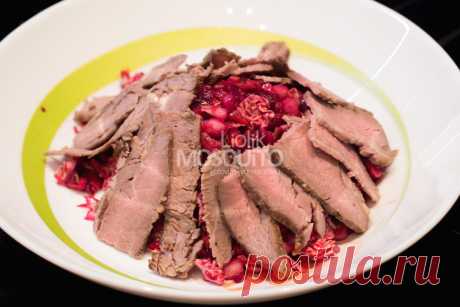 Метла с ростбифом. Салат. | 4vkusa.ru