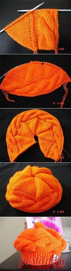 Одноклассники Очень интересный берет.