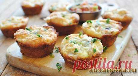 Мафин с курицей и сыром