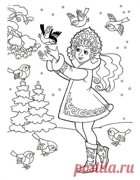 ЧУДЕСА РУКОДЕЛИЯ: Шаблоны для творчества - Зимние мотивы - Снегурочка. Подборка 2