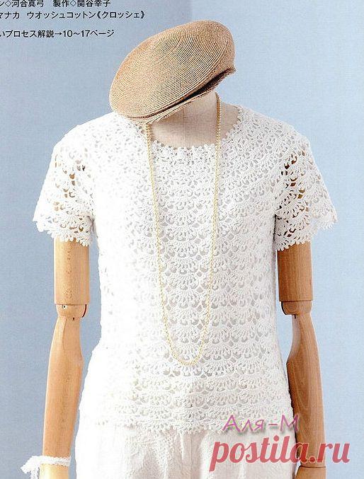 красота кружева крючком пуловер для девочки | сделать ручной работы, вязание крючком, ремесла