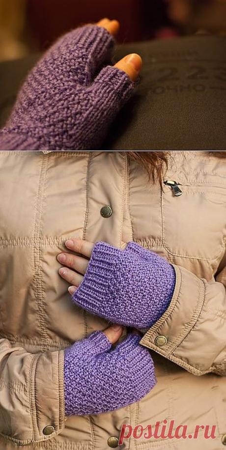 для тех, кто вяжет - Подробная инструкция по вязанию митенок
