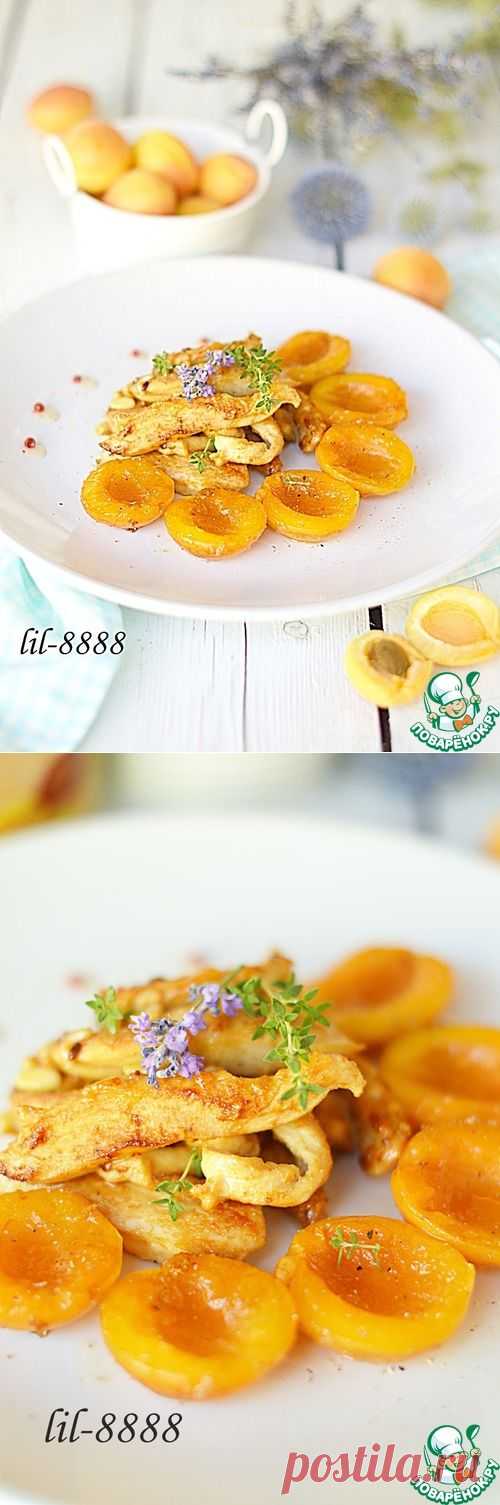 Куриное филе с лавандой и абрикосами - кулинарный рецепт